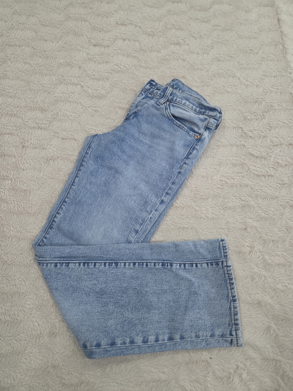 Levi's Men's Skinny Jeans Light Blue with Gold Stitching